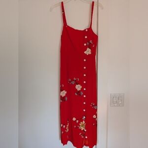Capulet Red Floral Maxi Dress